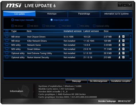 MSI Live Update 6.2.0.72
